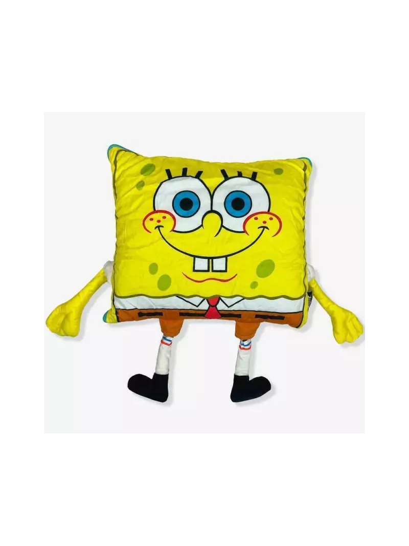 Manta Cobertor 2 em 1 com Almofada Bob Esponja - Zona Criativa - Arco Ìris