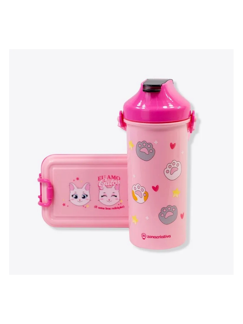 Kit Marmita Eu Amo Gatos – Zona Criativa - Arco Ìris