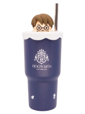imagem do produto Copo Térmico 3d Topper Inox Com Canudo Harry Potter - Zona Criativa - Arco Iris