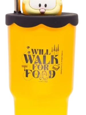 imagem do produto Copo Térmico 3d Topper Inox Com Canudo  Garfield - Zona Criativa - Arco Iris