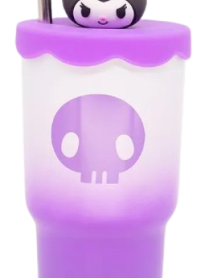 imagem do produto Copo Térmico 3d Topper Inox Com Canudo Kuromi - Zona Criativa - Arco Iris