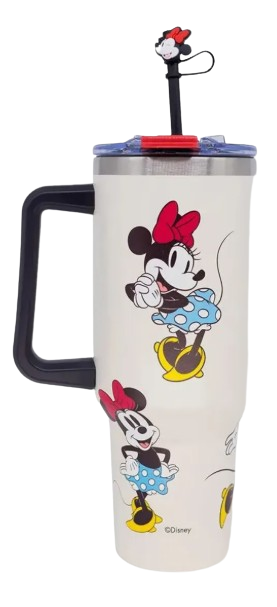 Canecão Tumbler Com Pingente Minnie Mouse 1,15l - Zona Criativa - Arco Iris