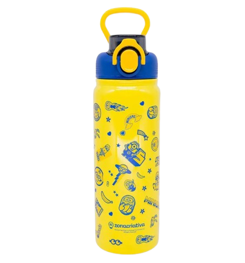 Garrafa Galaxy 650ml Minions - Zona Criativa - Arco Iris