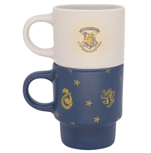 Kit Canecas Empilhaveis  Blue Harry Potter - Zona Criativa - Arco Iris