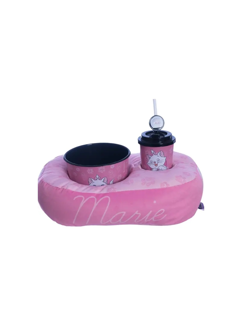 Kit Almofada Pipoca Copo Balde Gata Marie Infantil Cinema - Zona Criativa - Arco Ìris