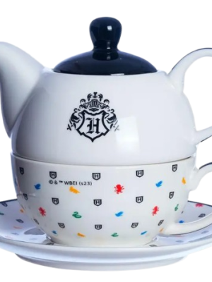 imagem do produto Bule De Chá C/ Xícara E Pires Harry Potter Hogwarts - Zona Criativa - Arco Iris
