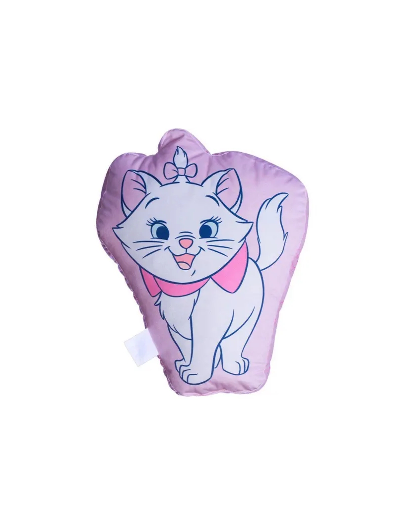 Almofada Gatinha Marie 3D Aveludada 34x45cm Oficial Disney - Zona Criativa - Arco Ìris