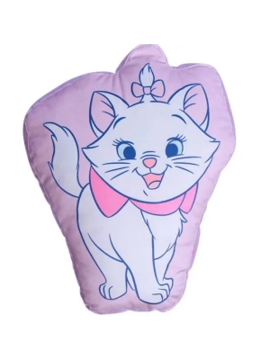 imagem do produto Almofada Gatinha Marie 3D Aveludada 34x45cm Oficial Disney - Zona Criativa - Arco Ìris