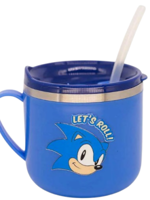 imagem do produto Caneca Flip Infantil 250Ml Sonic - Arco Iris