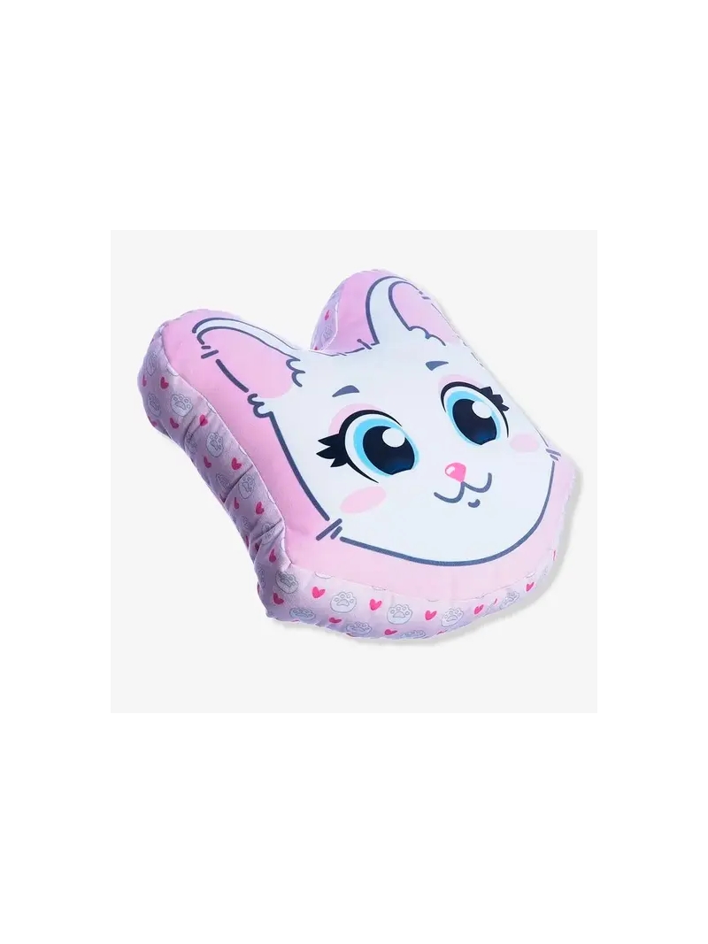 Almofada Formato Fibra Eu Amo Gatos - Zona Criativa - Arco Ìris