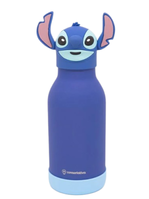 imagem do produto Garrafa Térmica Funny 500ml Stitch & Angel - Arco Iris