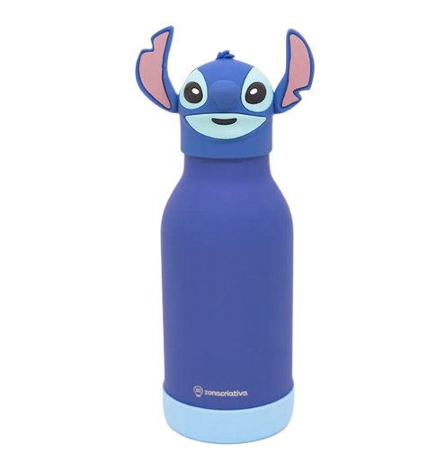 Garrafa Térmica Funny 500ml Stitch & Angel - Arco Iris