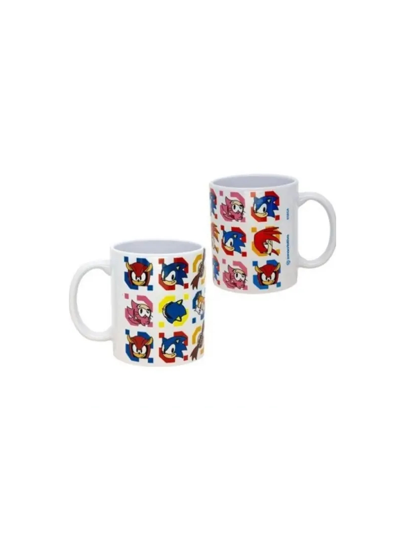 CANECA POP 350ML NEW GIFT SONIC AMIGOS FACES - Zona Criativa - Arco Ìris