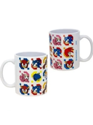 imagem do produto CANECA POP 350ML NEW GIFT SONIC AMIGOS FACES - Zona Criativa - Arco Ìris