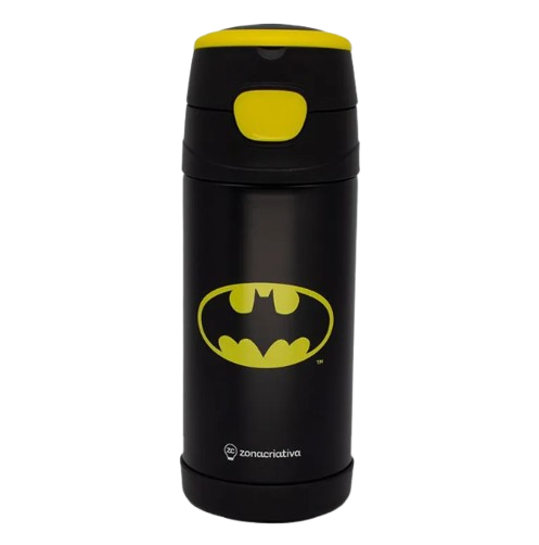 Garrafa Térmica Top Handle Infantil 350ml Batman- Arco Iris