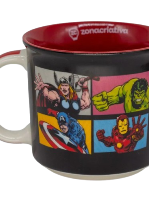 imagem do produto Caneca Tom 350ml AVENGERS Vingadores  - Arco Iris
