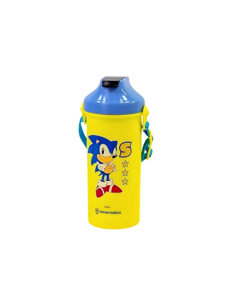 Kit Lancheira Marmita e garrafa Sonic - Zona Criativa - Arco Ìris