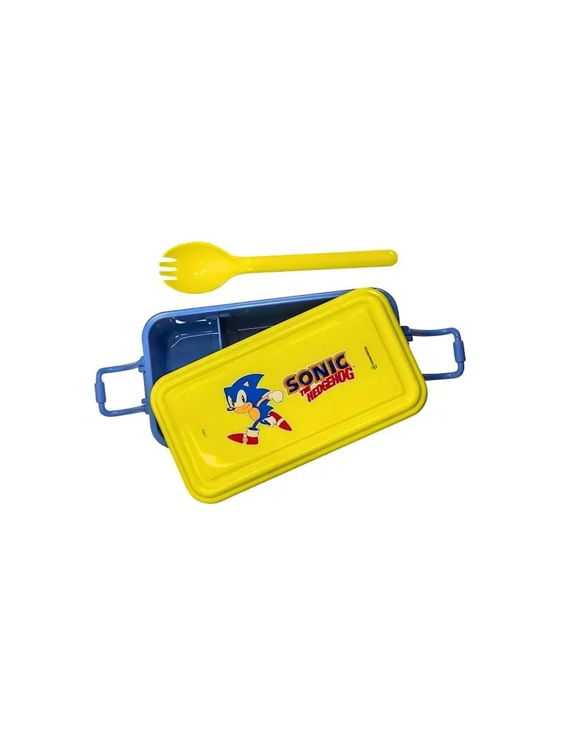 Kit Lancheira Marmita e garrafa Sonic - Zona Criativa - Arco Ìris