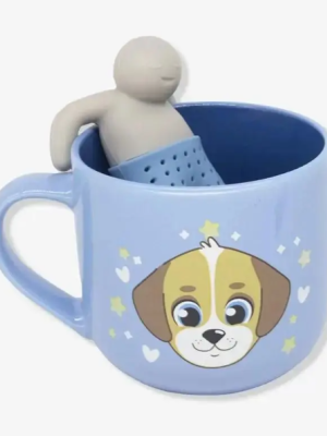 imagem do produto Caneca 350ml C/Infusor P/Chá  Eu Amo Dogs - Arco Iris