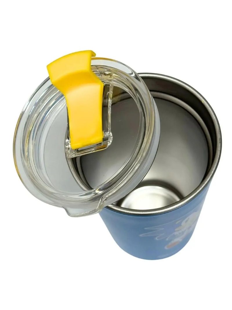 Copo Sky Inox Com Tampa 500Ml Oficial Sonic - Zona Criativa - Arco Ìris