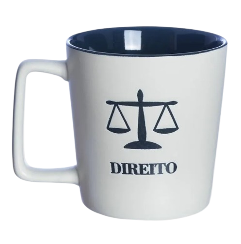 Caneca Buck 400ml Profissões Direito - Arco Iris