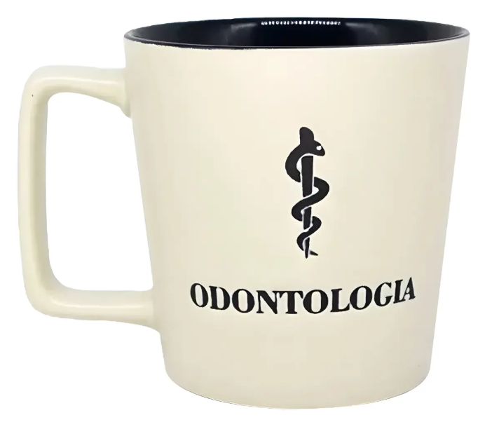 Caneca Buck 400ml Profissões Odontologia  - Arco Iris