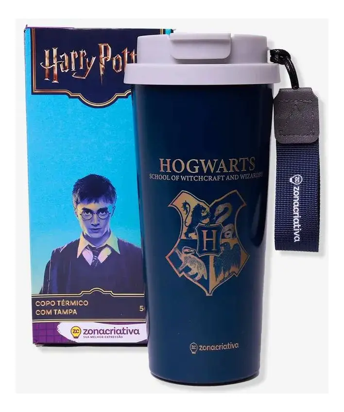 Copo Baker Hogwarts Harry Potter 500ml térmico - Arco Iris 