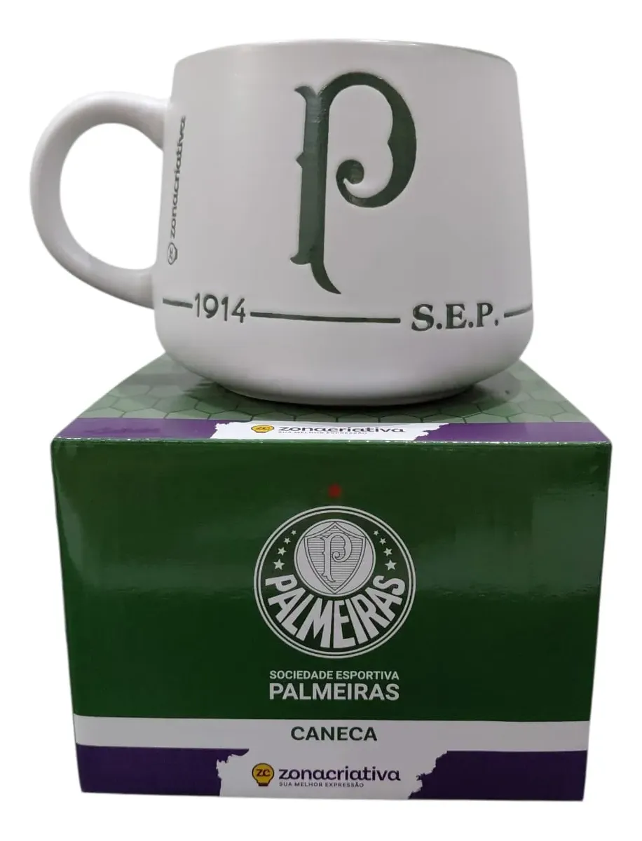 Caneca Moma 500ml Palmeiras - Arco Iris 