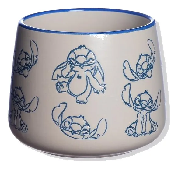 Caneca Moma 500ml Stitch - Arco Iris