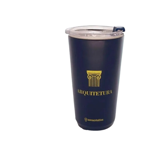 Copo térmico  Sky 500ml Profissões Arquitetura - Arco Iris 