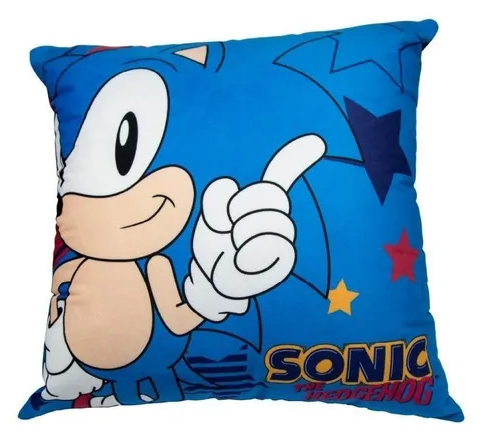 Almofada Sonic Speed - Zona Criativa - Arco Ìris