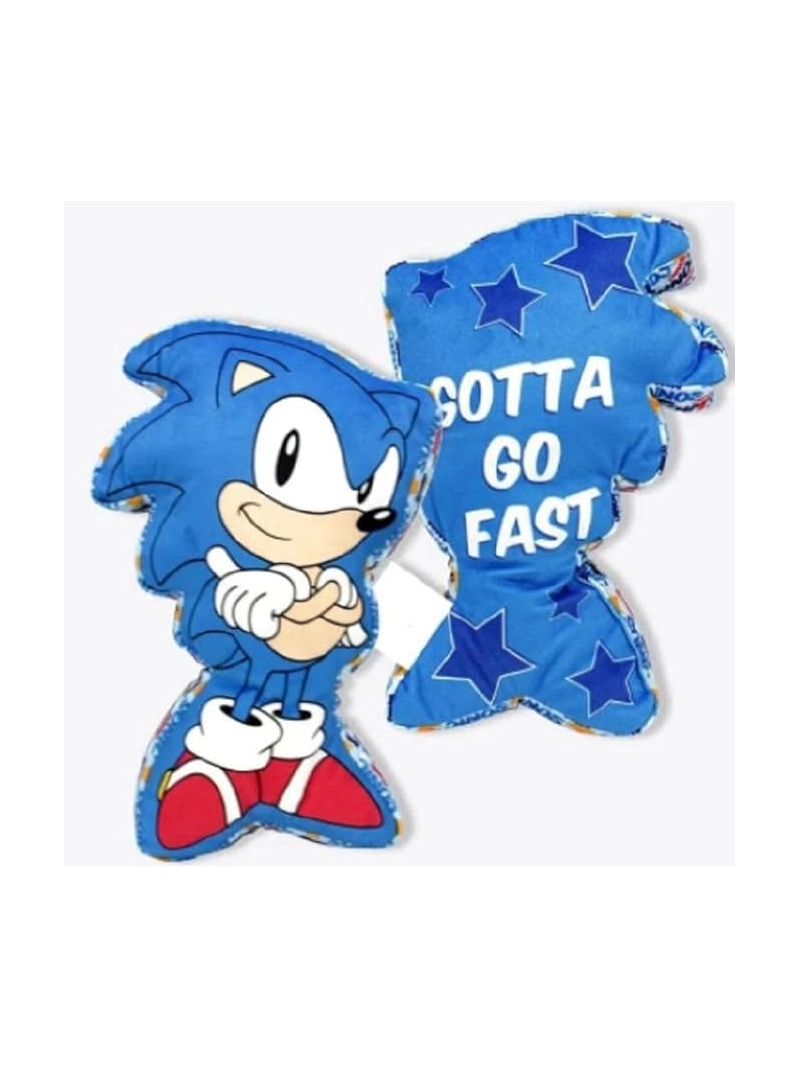 Almofada Divertida Formato Sonic - Zona Criativa - Arco Ìris