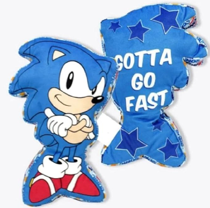 Almofada Divertida Formato Sonic - Zona Criativa - Arco Ìris