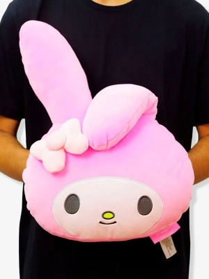 imagem do produto Almofada Formato Huggy My Melody Sanrio - Arco Iris