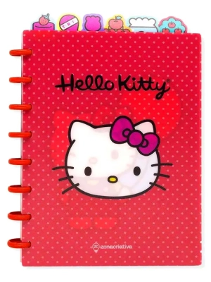 imagem do produto Caderno De Anotações Com Divisórias Hello Kitty - Arco Iris