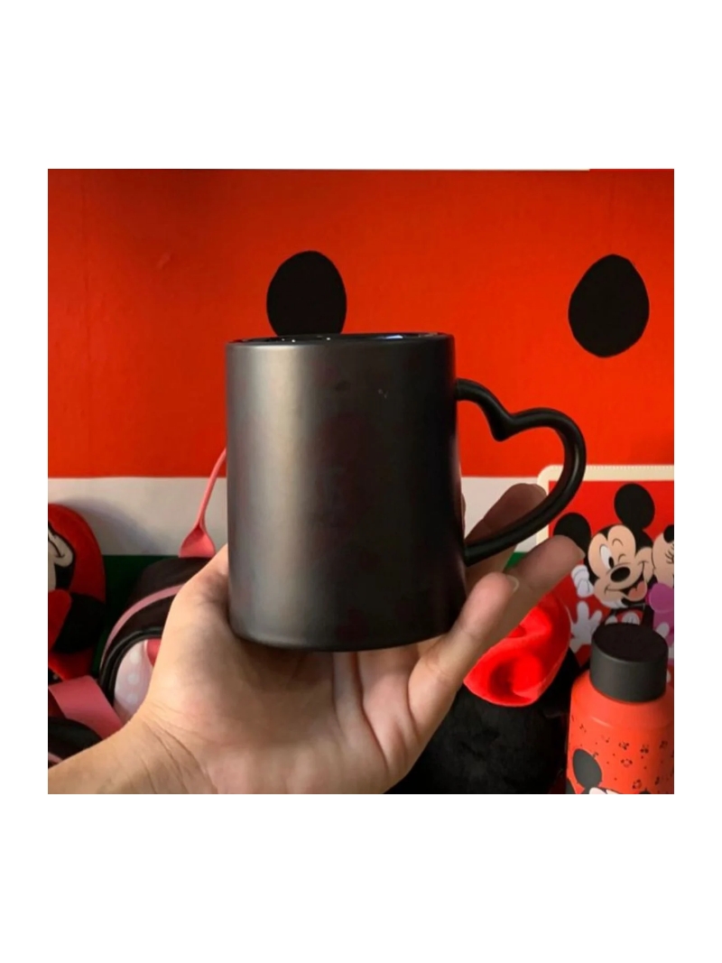 Caneca Mickey e Minnie Coração Magic 300ml - Zona Criativa - Arco Ìris