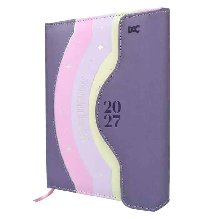 Agenda A5 Maior 2027 Roxa - Arco Iris