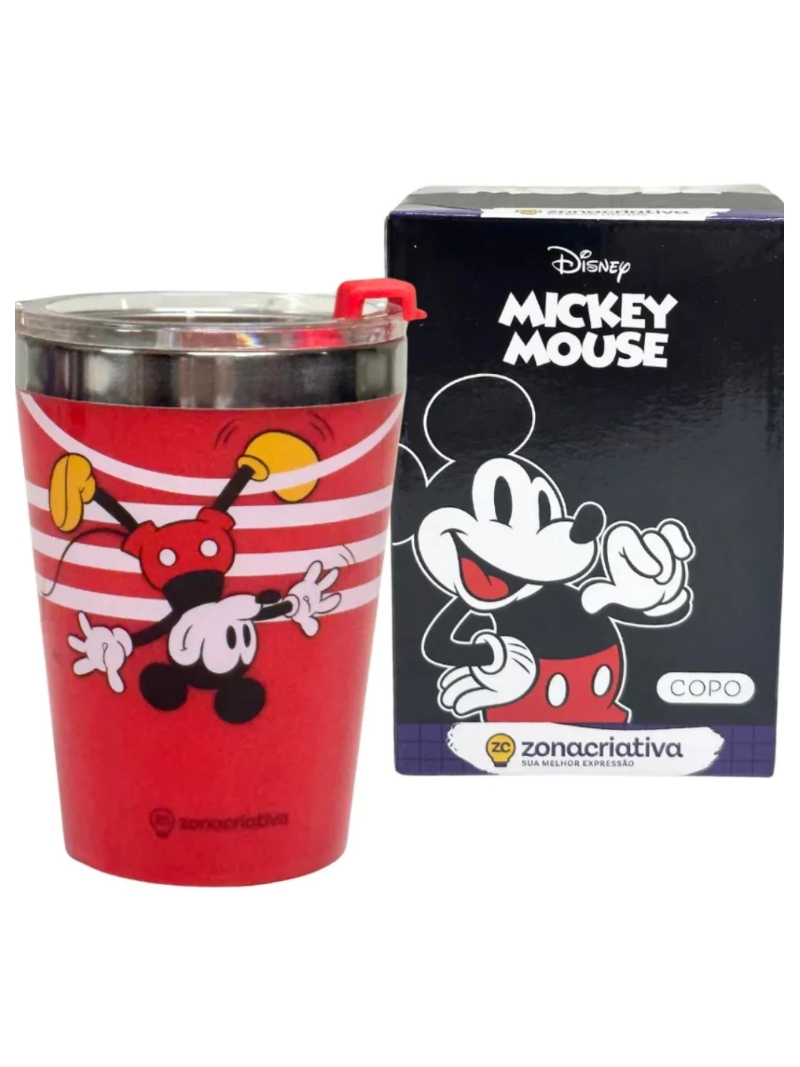 Copo Snap Mickey Inox 300ml - Zona Criativa - Arco Ìris