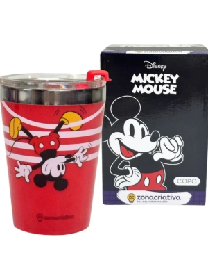 imagem do produto Copo Snap Mickey Inox 300ml - Zona Criativa - Arco Ìris