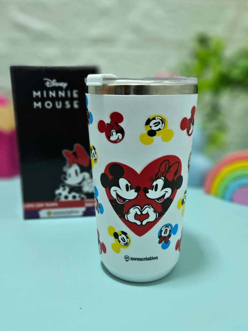 Copo Sky Mickey e Minnie Namorados - Zona Criativa - Arco Ìris
