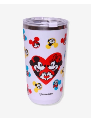 imagem do produto Copo Sky Mickey e Minnie Namorados - Zona Criativa - Arco Ìris