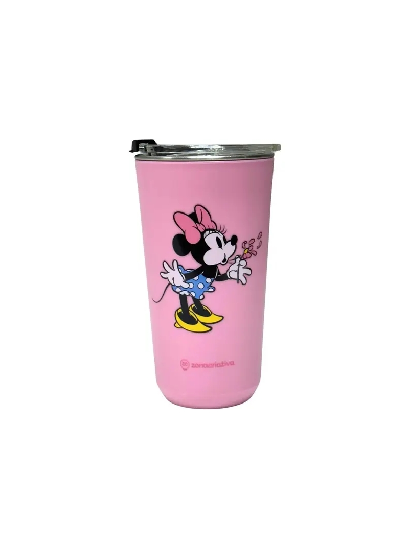 Copo Sky Inox Parede Dupla 500Ml Minnie Mouse - Zona Criativa - Arco Ìris