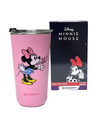 imagem do produto Copo Sky Inox Parede Dupla 500Ml Minnie Mouse - Zona Criativa - Arco Ìris
