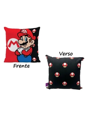 imagem do produto Almofada 40x40 Super Mario & Mushroom - Zona Criativa - Arco Ìris