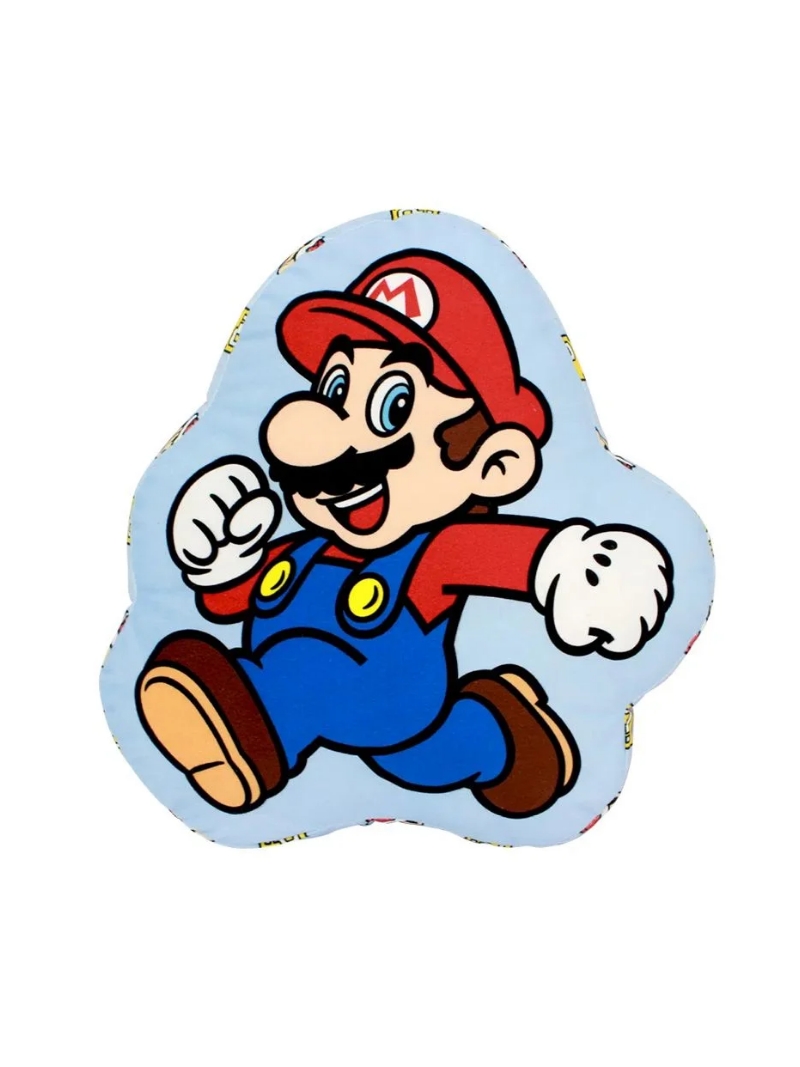 Almofada Formato Super Mario 30cm Nintendo Original - Zona Criativa - Arco Ìris