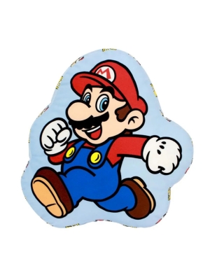 imagem do produto Almofada Formato Super Mario 30cm Nintendo Original - Zona Criativa - Arco Ìris