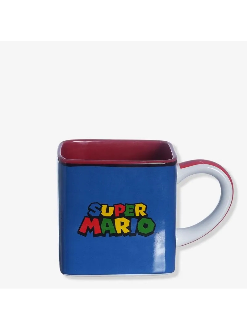 Caneca Super Mario E Luigi 3D Cubo Quadrada Cerâmica Oficial Nintendo - Zona Criativa - Arco Ìris