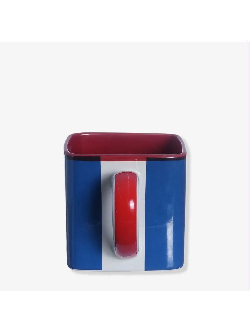 Caneca Super Mario E Luigi 3D Cubo Quadrada Cerâmica Oficial Nintendo - Zona Criativa - Arco Ìris