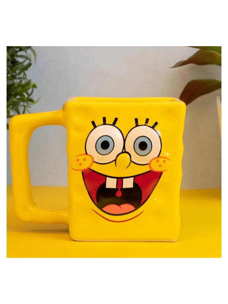 Caneca 3D Bob Esponja 450ml - Zona Criativa - Arco Ìris