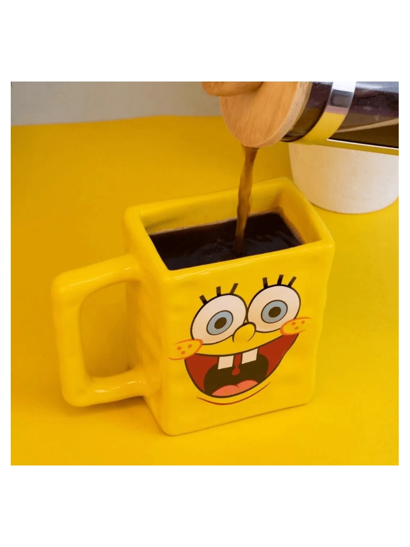 Caneca 3D Bob Esponja 450ml - Zona Criativa - Arco Ìris